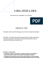 Finals - Other Related Laws