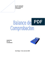 Balance de Comprobacion