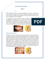 Clasificacion de Las Maloclusiones