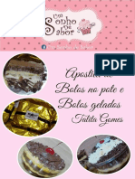 Apostila de Bolos No Pote e Bolos Gelados