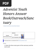 Adventist Youth Honors Answer Book/Outreach/Sanc Tuary: 1. Name The Three Main Parts of The Sanctuary and The Court Yard