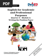 EEAPG11 Q2 Mod6 Writing-The-position-paper v2