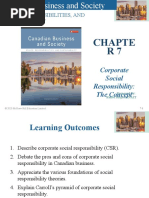 Chapte R7: Corporate Social Responsibility: The Concept