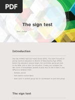 The Sign Test