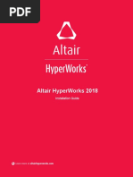 HyperWorks 2018 Installation Guide