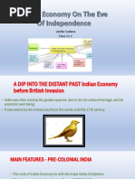 Indian Economy On The Eve of Independence