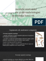 Argumentele Anatomiei Comparate Și Ale Embriologiei (Nedelea Artiom)