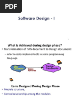 Software Design - I