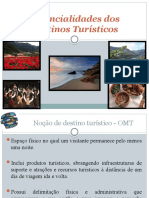 Potencialidades Dos Destinos Turisticos