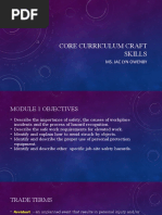 Core Curriculum Craft Skills: Ms. Jac Lyn Owenby