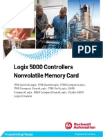 Logix 5000 Controllers Nonvolatile Memory Card: Programming Manual