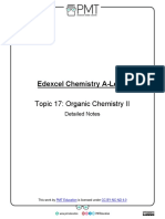 Detailed Notes - Topic 17 Organic Chemistry II - Edexcel Chemistry A Level