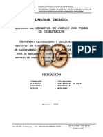 Estudio de Mecánica de Suelos para Saneamiento Basico