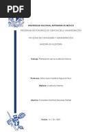 Planeación de La Auditoría Interna