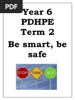 Year 6 PDH Be Smart Be Safe Booklet