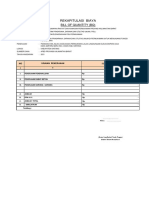 Rekapitulasi Biaya: Bill of Quantity (BQ)