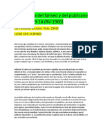 La Parábola Del Fariseo y Del Publicano