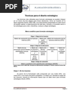 Matrices de Evaluación Efi Efe