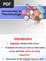 Lecture 1 - Introduction To Pharmacology