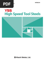 Hitachi - High Speed Tools Steel