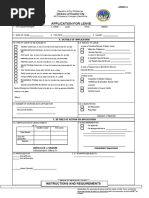 Application For Leave: Division of Ozamiz City