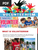 Volunteerism Presentation