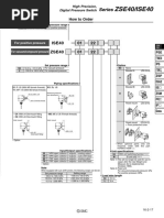 SMC ZSE40F 01 62L Datasheet