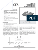 Features: 2.4 GHZ Wireless Lan Power Amplifier Module