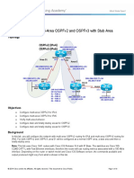 Chapter 3 Lab 3-2, Multi-Area Ospfv2 and Ospfv3 With Stub Area