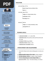 Sample Resume Infosys Cade6fb5 72c6 4129 A18a 155be8f25342