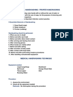 Medical Handwashing and Other PPE Procedure