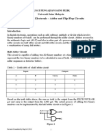 2EL11-Digital Electronic - Adder and Flip-Flop Circuits: Pusat Pengajian Sains Fizik Universiti Sains Malaysia