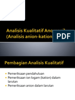 Analisis Kation