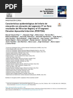 Características Epidemiológicas Del Infarto de