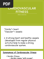 Cardiovascular Fitness: (WEEK 1-Final Term)