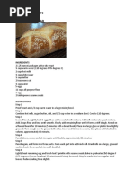 Yeast Bread Recipe Recipe 1: Egg Bread: Ingredients