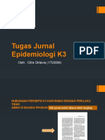 Tugas Jurnal Epidemiologi K3