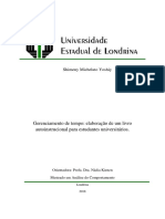 Gerenciamento de Tempo Elaboração de Um Livro Autoinstrucional para Estudantes Universitários