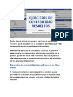 Ejercicio Básico II de Contabilidad Resueltos