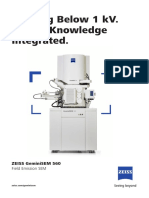 Imaging Below 1 Kv. Expert Knowledge Integrated.: Zeiss Geminisem 560 Field Emission Sem