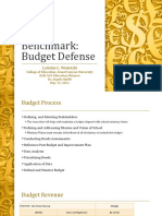 EAD 510 Budget Defense - Week 6 - Wodetzki