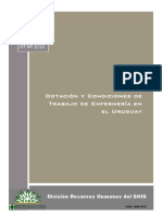 DT 12. Dotación y Condiciones de Trabajo de Enfermería en El Uruguay - 2012