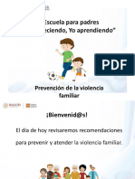 PresentaciónApoyoTaller - Prevención de La Violencia Familiar