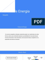 Fontes de Energia