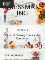 Dressmaking Sewing Tools Grade 8