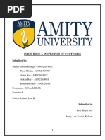 Subir Bose V. Inspector of Factories: Submitted by