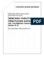 Smi-Wi-Opr-13 Rencana Fasilitas Penutuhan Kapal Km. Palembang C