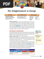 The Enlightenment in Europe: Two Views On Government