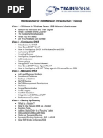 Video 1 - Welcome To Windows Server 2008 Network Infrastructure