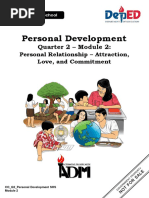 Personaldevelopment q2 Mod2 Personalrelationshipattractionloveandcommitment v2